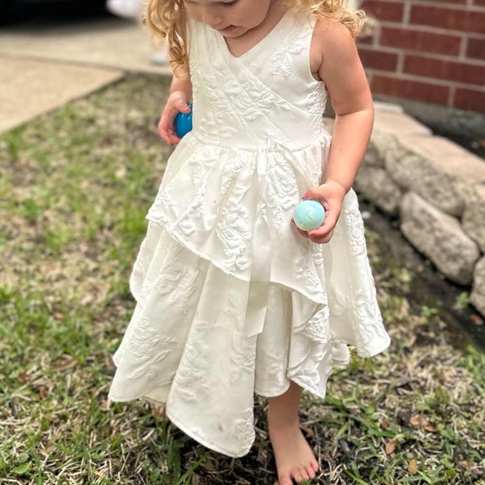 4T white lace toddler dress from Nordstroms